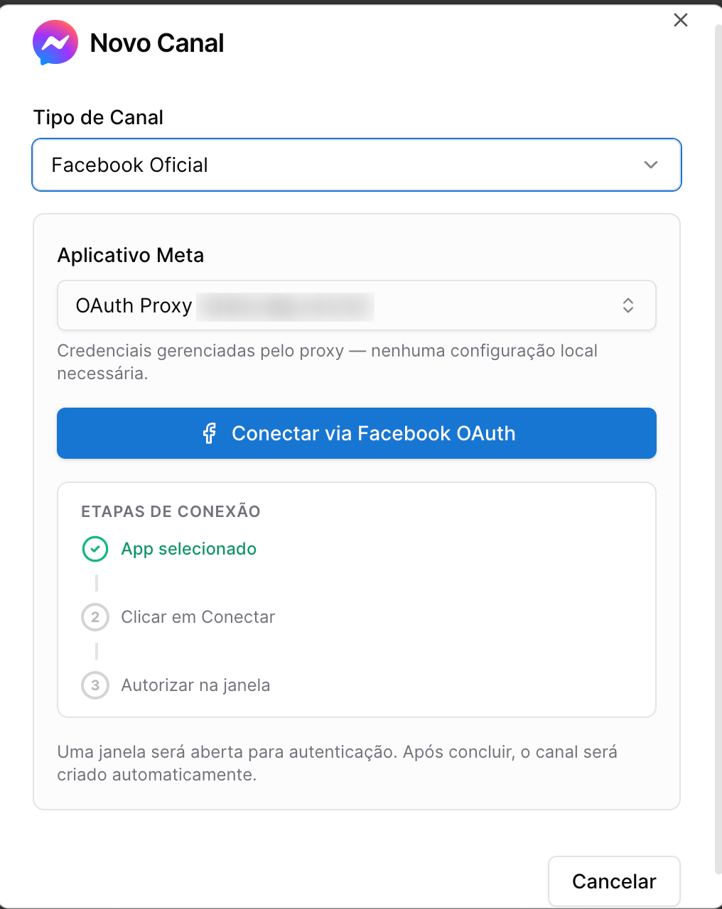 NX DIGITAL - conectar canal facebook messenger
